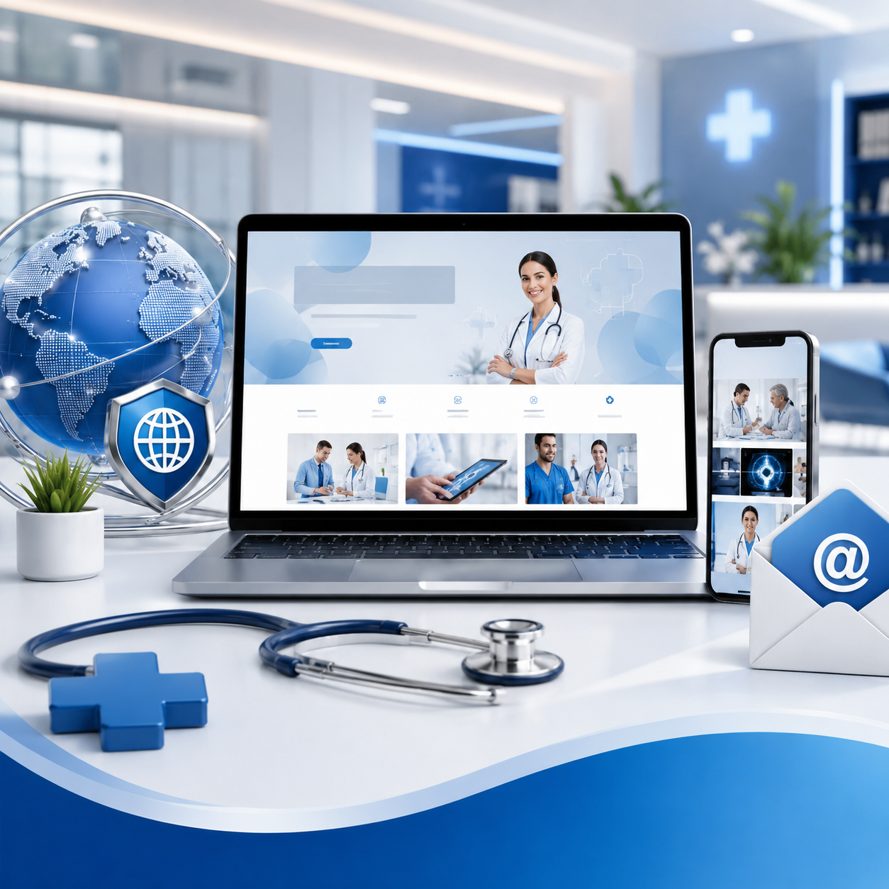 Marketing: Marketing digital médico começa pelo básico: domínio, site e e-mail corporativo